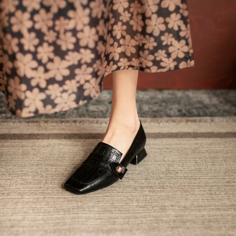 TXCNMB 2021 New Spring Women's Shoes High Heels 6.5cm Heel Pointed Toe Cow Leather Office Ladies Stiletto Pumps Sexy Dress Shoes
TXCNMB 2021 New Spring Women's Shoes High Heels 6.5cm Heel Pointed Toe Cow Leather Office Ladies Stiletto Pumps Sexy Dress Shoes