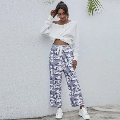 Women's Clothing Leopard Camouflage Boho Floral Printed Pant Middle Waist Wide Leg Pants spring Beach Bandage Casual Trousers 
Women's Clothing Leopard Camouflage Boho Floral Printed Pant Middle Waist Wide Leg Pants spring Beach Bandage Casual Trousers