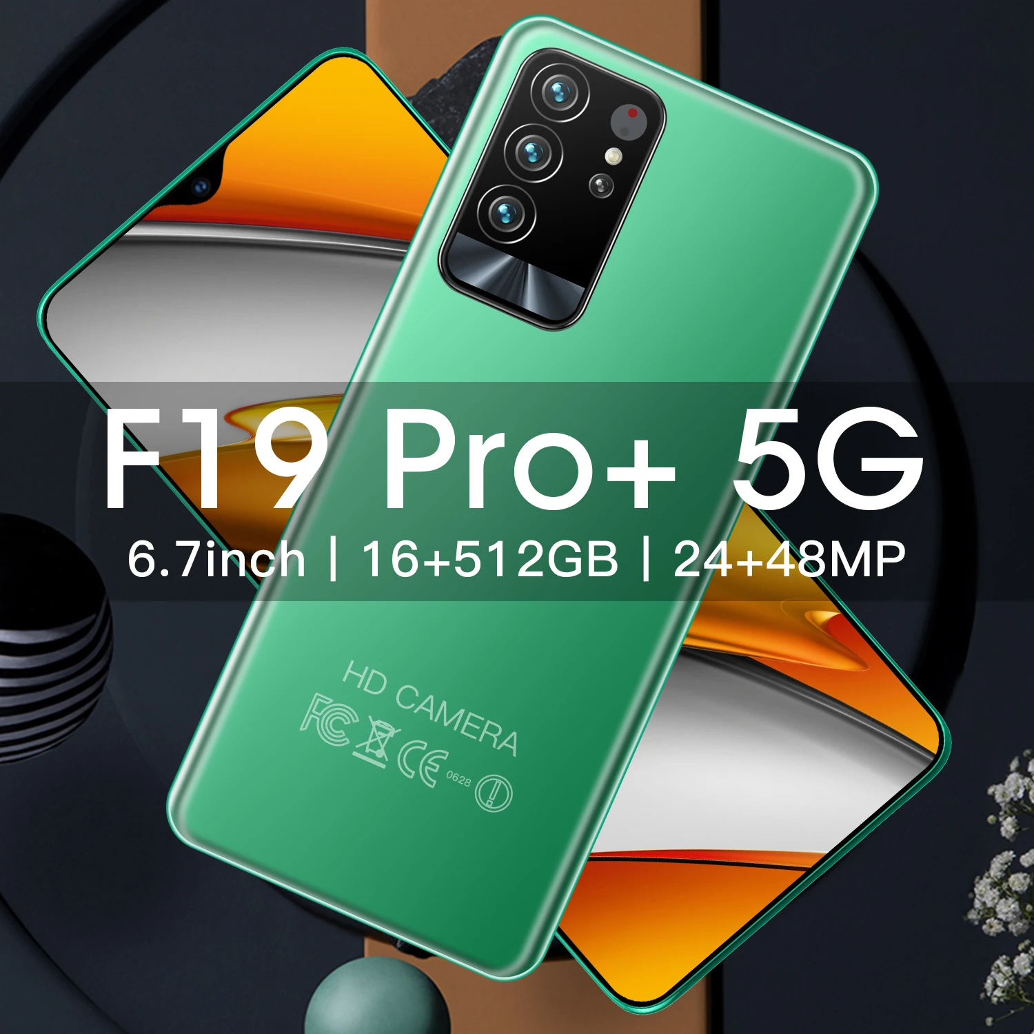 Global Version F19 Pro+ 6.7 " Inch 5G Mobile Phones 16GB 512GB Dual SIM 48MP 4 Camera AI Face Unlock 6000mAh Cell Phone
Global Version F19 Pro+ 6.7 " Inch 5G Mobile Phones 16GB 512GB Dual SIM 48MP 4 Camera AI Face Unlock 6000mAh Cell Phone