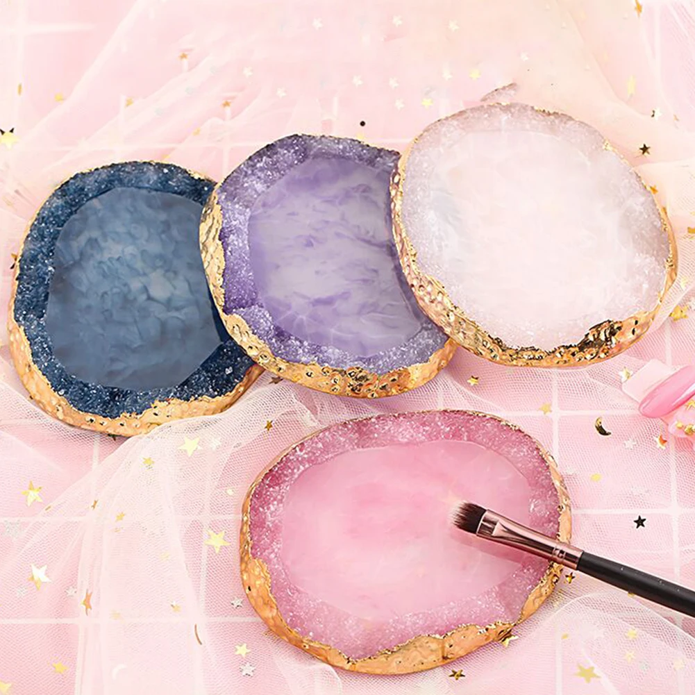 Natural Resin Agate Nail Art Display Showing Shelf Board Nail Salon Tools Color Mixer Mixing Palette Holder Drawing Plate
Natural Resin Agate Nail Art Display Showing Shelf Board Nail Salon Tools Color Mixer Mixing Palette Holder Drawing Plate