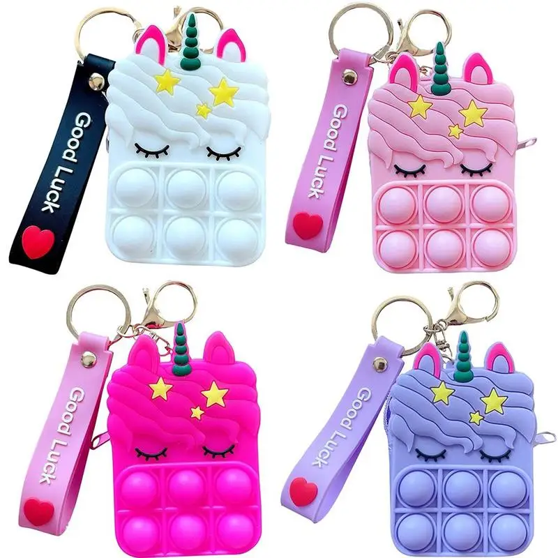 Fashion Fidget Toys Push Bubbles Toy Rainbow Unicorn Coin Purse Wallet Ladies Bag Silica Simple Dimple Crossbody Bags For Girls
Fashion Fidget Toys Push Bubbles Toy Rainbow Unicorn Coin Purse Wallet Ladies Bag Silica Simple Dimple Crossbody Bags For Girls