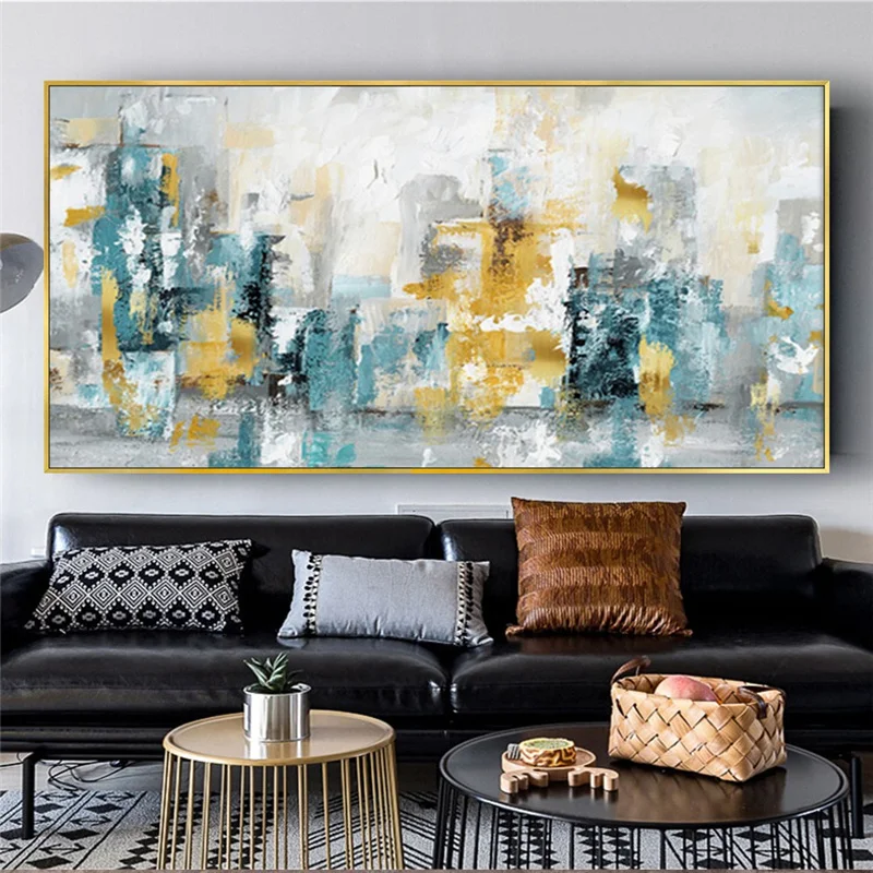 Nordic modern canvas Drawing luxury abstract Hand-painted oil painting Large sofa mural for living room bedroom decor gold art
Nordic modern canvas Drawing luxury abstract Hand-painted oil painting Large sofa mural for living room bedroom decor gold art