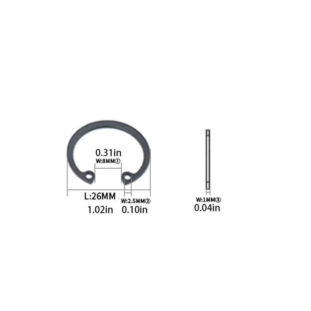 Spring Steel 65mn Universal Hole Retaining Ring Shaft Retaining Ring Shaft Retaining Ring C Type Outer Retaining Spring
Spring Steel 65mn Universal Hole Retaining Ring Shaft Retaining Ring Shaft Retaining Ring C Type Outer Retaining Spring