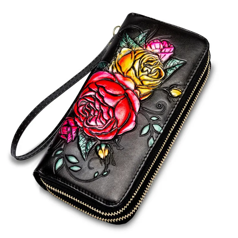flroal women purse genuine leather wallet woman long double zipper womens leather wallets large capacity clutch money bag
flroal women purse genuine leather wallet woman long double zipper womens leather wallets large capacity clutch money bag