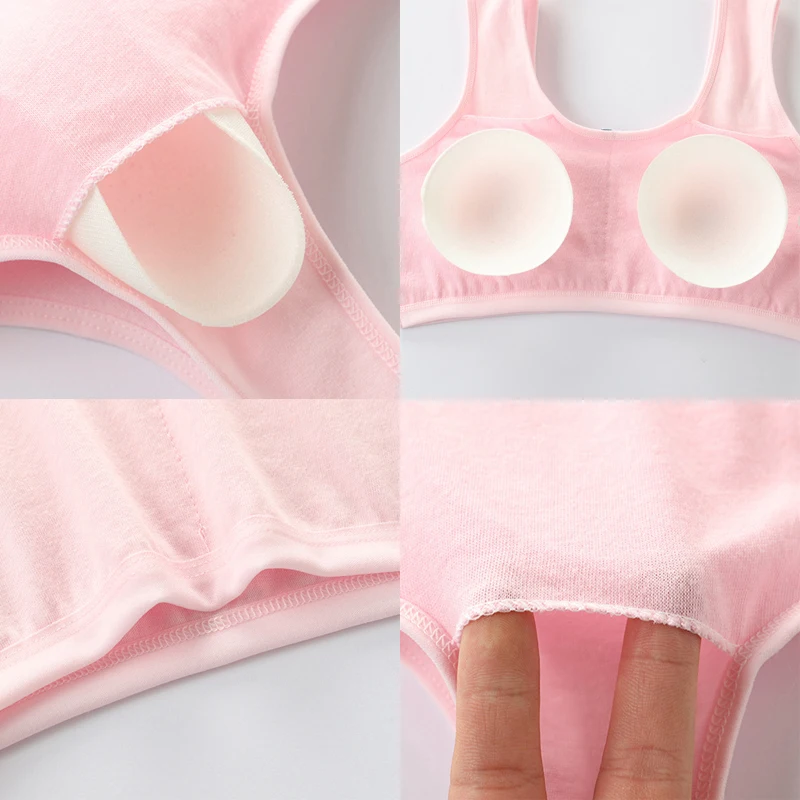Training Bra Sport 8-16 Years Cotton Bra Breathable Prevents Peeping Teenage Underwear Cartoon Girls Vest Teens Crop Brassieres
Training Bra Sport 8-16 Years Cotton Bra Breathable Prevents Peeping Teenage Underwear Cartoon Girls Vest Teens Crop Brassieres