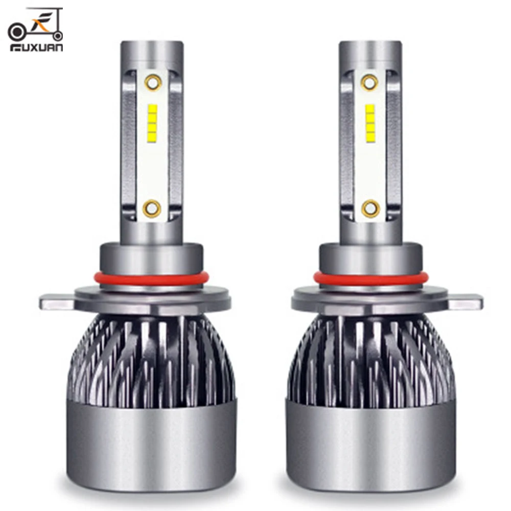 FUXUAN 2pcs H7 LED H1 H11 9005 9006 H4 LED Car Headlight 60W 8000LM Auto Headlamp Light Bulb Fog Lights White 6000K 12V Lamp
FUXUAN 2pcs H7 LED H1 H11 9005 9006 H4 LED Car Headlight 60W 8000LM Auto Headlamp Light Bulb Fog Lights White 6000K 12V Lamp