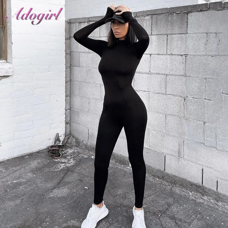 Fitness Bikers Jumpsuit Solid Long Sleeve Zippers Up Sporty Jumpsuit Women High Elastict Outfit Workout Jogging Rompers Overalls
Fitness Bikers Jumpsuit Solid Long Sleeve Zippers Up Sporty Jumpsuit Women High Elastict Outfit Workout Jogging Rompers Overalls