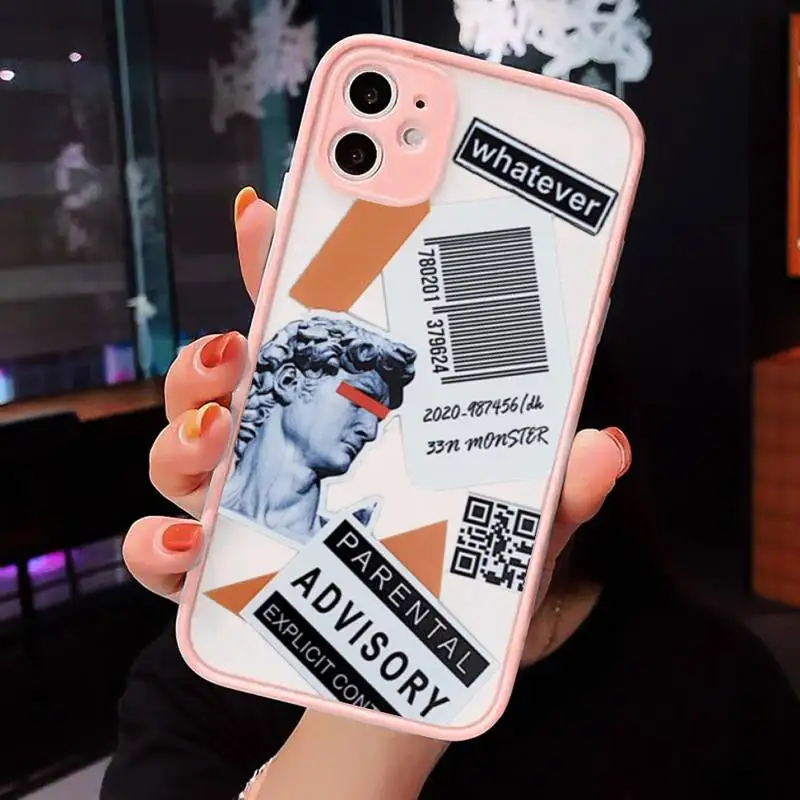 Art note sticker fashion pattern Phone Cases matte transparent For iphone 7 8 11 12 plus mini x xs xr pro max cover
Art note sticker fashion pattern Phone Cases matte transparent For iphone 7 8 11 12 plus mini x xs xr pro max cover