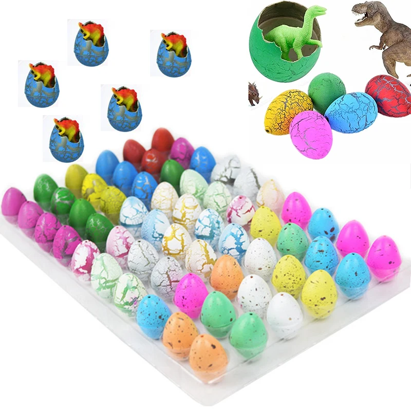 60Pcs/Sets Magic Dinosaur Eggs Toys Water Hatching Dinosaur Egg Toys For Children Educational Novelty Gag Toy Kids Funny Gifts
60Pcs/Sets Magic Dinosaur Eggs Toys Water Hatching Dinosaur Egg Toys For Children Educational Novelty Gag Toy Kids Funny Gifts