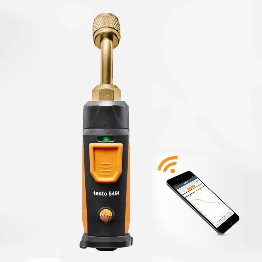Testo 549i Беспроводной мини-холодильное оборудование системы Давление Датчик Bluetooth Смарт-Датчик Ручной Давление манометр для измерения
Testo 549i Беспроводной мини-холодильное оборудование системы Давление Датчик Bluetooth Смарт-Датчик Ручной Давление манометр для измерения