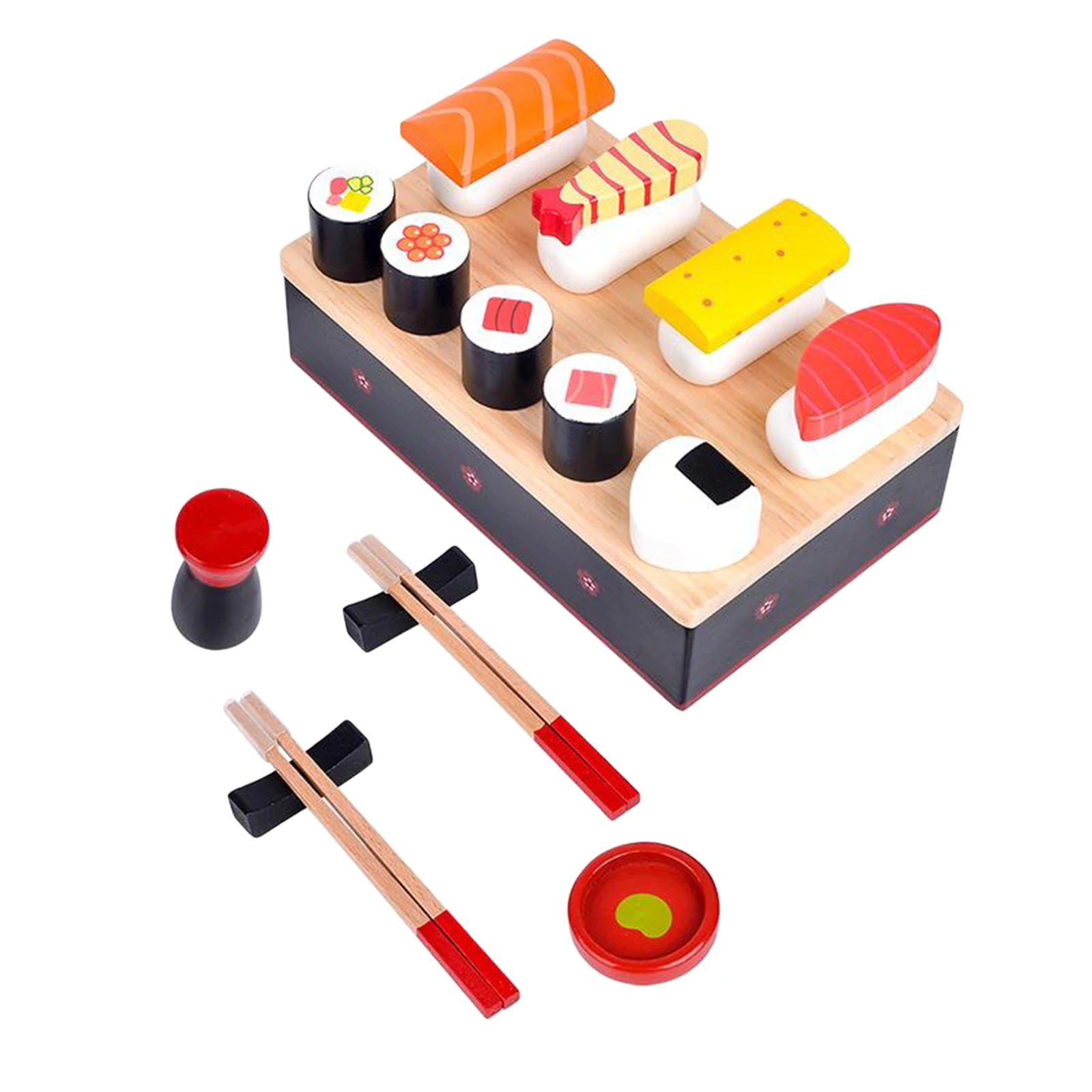 Sushi Slicing Play Set Colorful Plastic Food Toy Reusable Multiple Times of Toy
Sushi Slicing Play Set Colorful Plastic Food Toy Reusable Multiple Times of Toy
