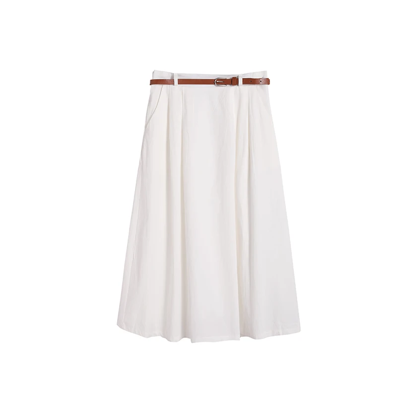 Skirt women's summer High waist mid length White skirt Pompous skirt new Slim Umbrella skirt Temperament long Skirt
Skirt women's summer High waist mid length White skirt Pompous skirt new Slim Umbrella skirt Temperament long Skirt