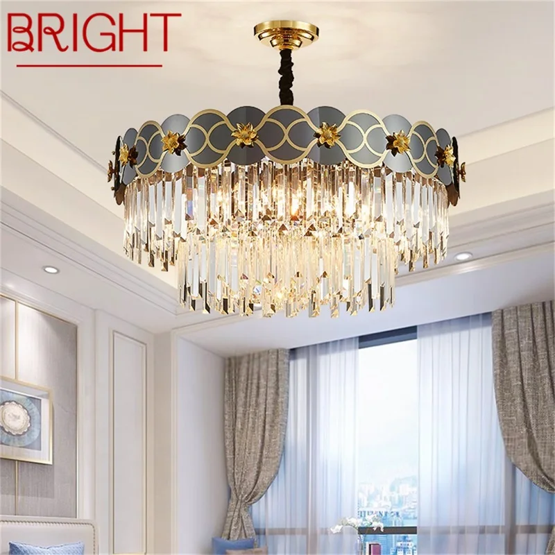 BRIGHT Crystal Pendant Light Postmodern Creative Chandelier LED Lamp For Home Dining Living Room Decoration
BRIGHT Crystal Pendant Light Postmodern Creative Chandelier LED Lamp For Home Dining Living Room Decoration