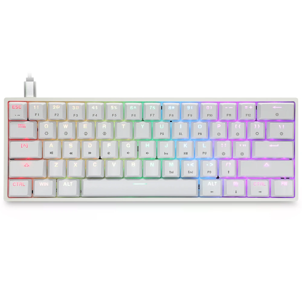 SKYLOONG GK61 SK61 61 Key Mechanical Keyboard USB Wired LED Backlit Axis Gaming Mechanical Keyboard
SKYLOONG GK61 SK61 61 Key Mechanical Keyboard USB Wired LED Backlit Axis Gaming Mechanical Keyboard