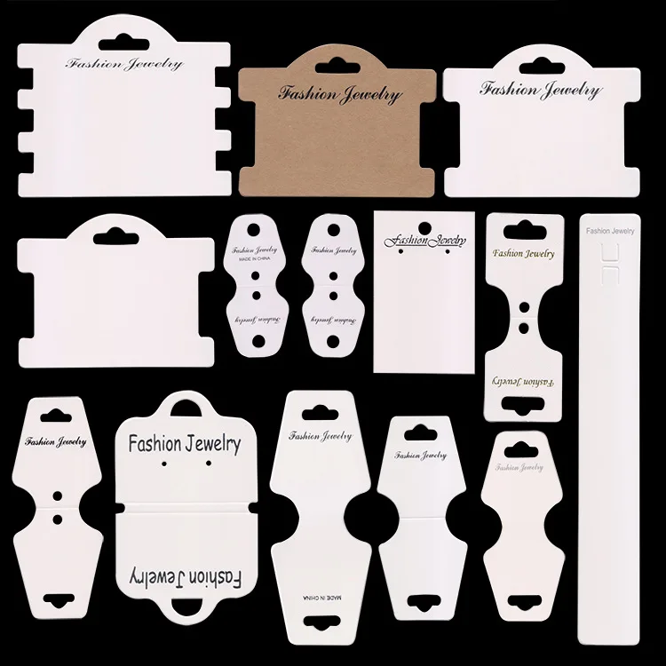 50pcs Multi Styles Earring Necklace Bracelet Display Cards Cardboard Jewelry Package Hang Tag Card for Pendant Hair Jewelry
50pcs Multi Styles Earring Necklace Bracelet Display Cards Cardboard Jewelry Package Hang Tag Card for Pendant Hair Jewelry