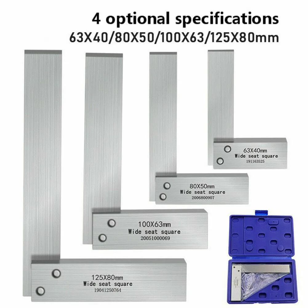 1PC Machinist Square 90 Degree DIN875-2 Grade Right Angle Ruler Woodworking L-shaped Square Right Angle Measuring Tool
1PC Machinist Square 90 Degree DIN875-2 Grade Right Angle Ruler Woodworking L-shaped Square Right Angle Measuring Tool