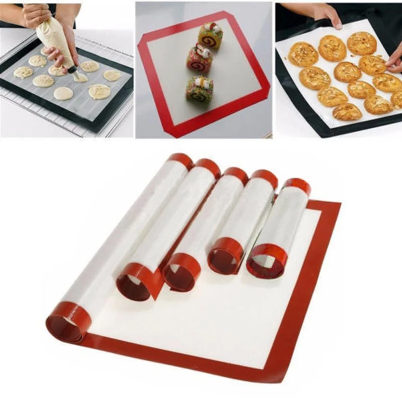 Multi-Size Non-stick Baking Tray Sheet Silicone Bake Mat Oven Baking Pad Bakeware For Kitchen Camping Picnic BBQ Outdoor Tools
Multi-Size Non-stick Baking Tray Sheet Silicone Bake Mat Oven Baking Pad Bakeware For Kitchen Camping Picnic BBQ Outdoor Tools