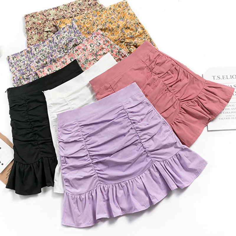 shintimes Faldas Mujer Moda 2020 High Waist Floral A-Line Skirts Women Summer Korean Sexy Short Kawaii Mini Skirt Woman Clothes
shintimes Faldas Mujer Moda 2020 High Waist Floral A-Line Skirts Women Summer Korean Sexy Short Kawaii Mini Skirt Woman Clothes