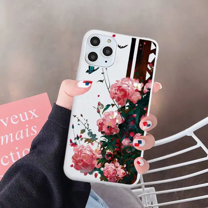 Rose flowers art Phone Case White Candy Color for iPhone 6 7 8 11 12 s mini pro X XS XR MAX Plus
Rose flowers art Phone Case White Candy Color for iPhone 6 7 8 11 12 s mini pro X XS XR MAX Plus