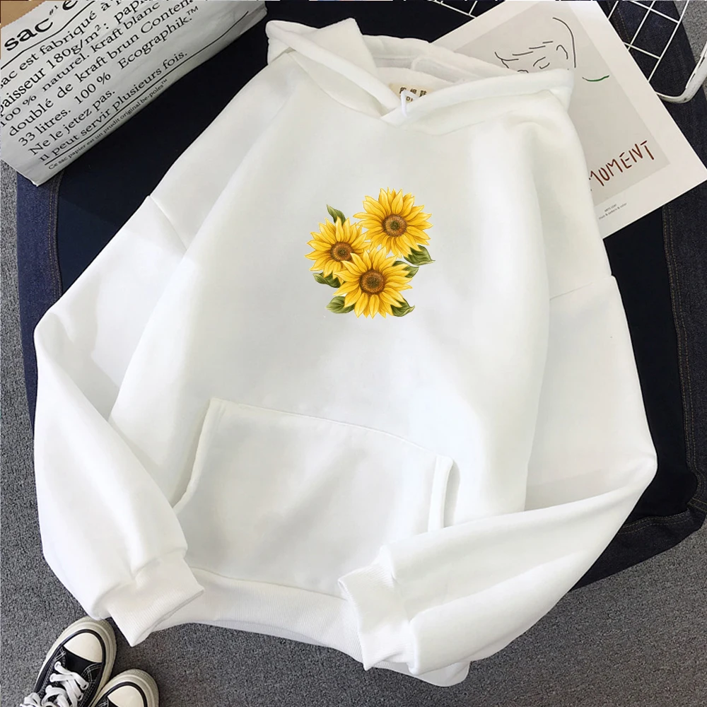 Hoodies Sweatshirt Women Harajuku Long Sleeve Tops Sunflower Print Hoodie Pullovers Casual Female Fashion Winter Streetwear Tops
Hoodies Sweatshirt Women Harajuku Long Sleeve Tops Sunflower Print Hoodie Pullovers Casual Female Fashion Winter Streetwear Tops