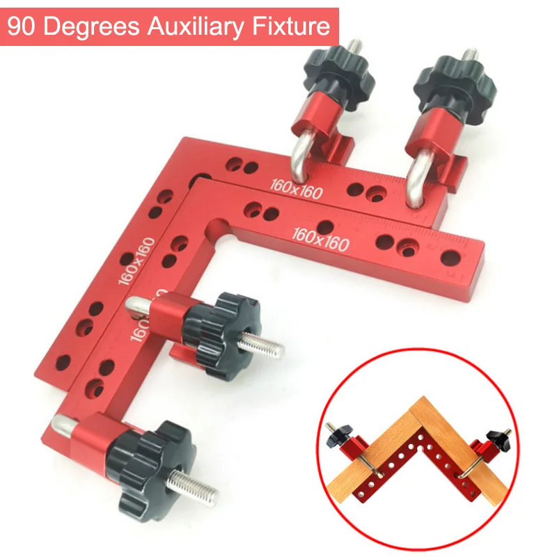 Woodworking Right Angle Auxiliary Fixture 90° Positioning Clamps L-Shaped Ruler Splicing Board Positioning Panel Fixed Clip Tool
Woodworking Right Angle Auxiliary Fixture 90° Positioning Clamps L-Shaped Ruler Splicing Board Positioning Panel Fixed Clip Tool