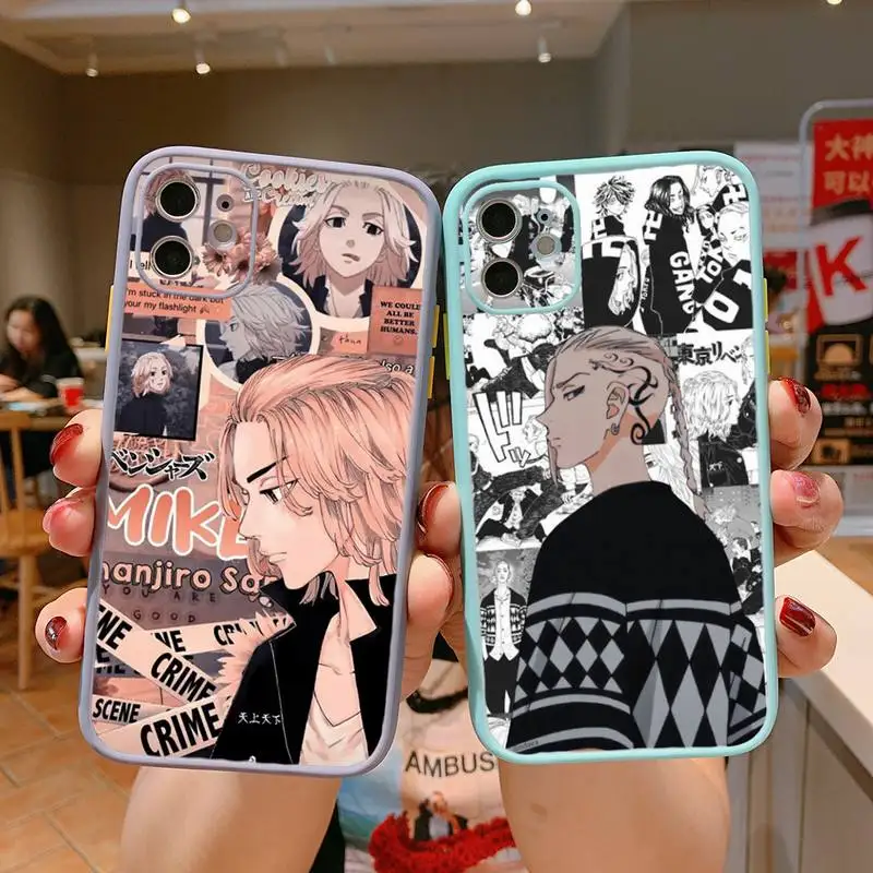 Tokyo revengers Phone Case For iPhone 13 12 11 Mini Pro XR XS Max 7 8 Plus X Matte transparent Gray Back Cover
Tokyo revengers Phone Case For iPhone 13 12 11 Mini Pro XR XS Max 7 8 Plus X Matte transparent Gray Back Cover