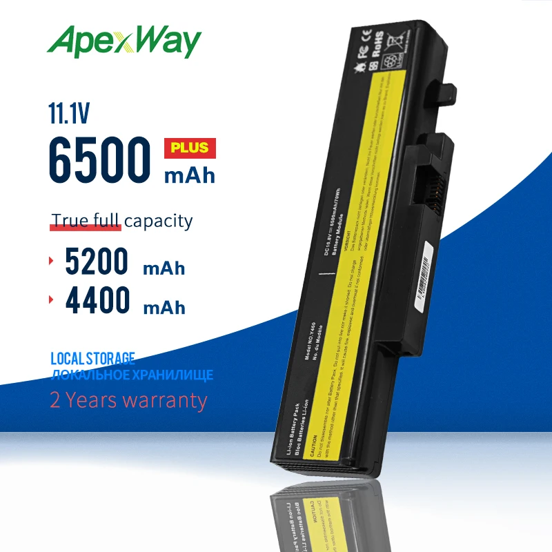 Фото Сменный аккумулятор Apexway для ноутбука LENOVO Y460 Y560 B560 Y560A L09N6D16 L09S6D16 L10L6Y01 L10N6Y01