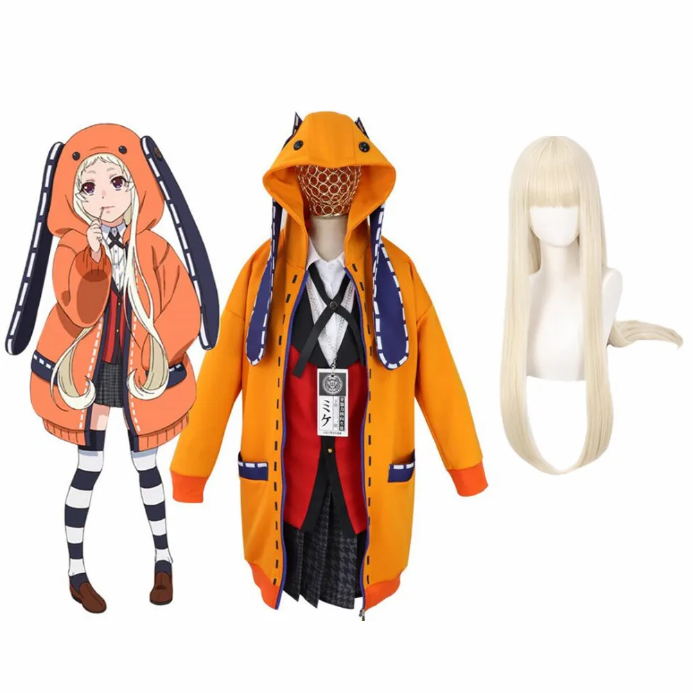Anime Kakegurui Yumeko Jabami Kakegurui Twin Uniform Cosplay Costumes Halloween Girls Clothes Women Suits
Anime Kakegurui Yumeko Jabami Kakegurui Twin Uniform Cosplay Costumes Halloween Girls Clothes Women Suits