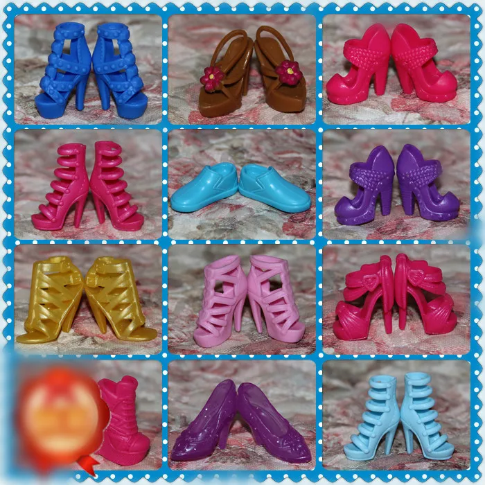 1/6 Doll Shoes Mix style High Heels Sandals Boots Colorful Assorted Shoes Accessories For 30cm Doll Baby Xmas DIY Toy
1/6 Doll Shoes Mix style High Heels Sandals Boots Colorful Assorted Shoes Accessories For 30cm Doll Baby Xmas DIY Toy