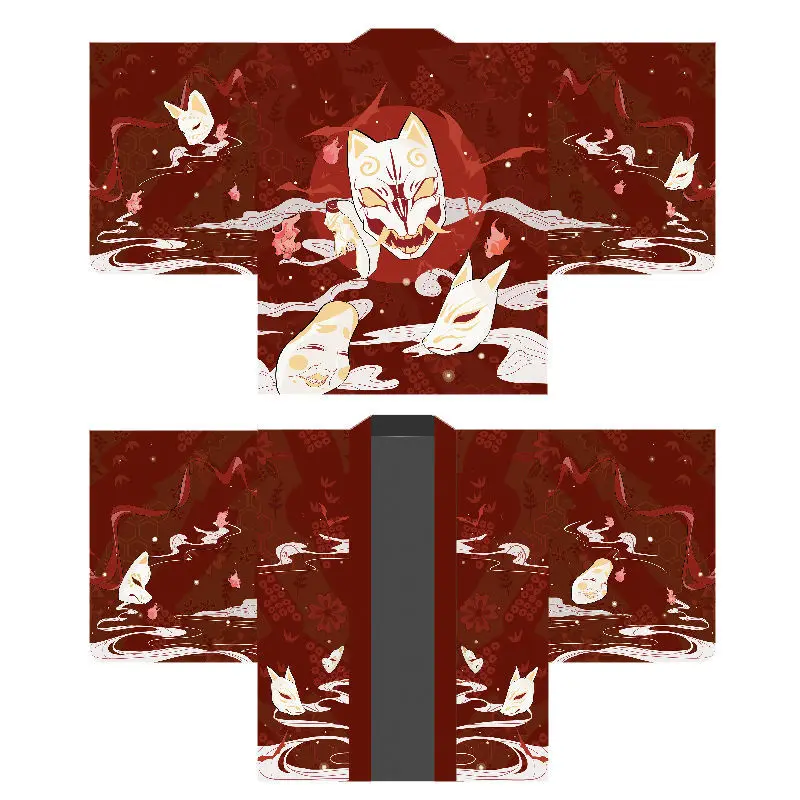 Yukata Japanese Kimono Cardigan Coat Women Traditional Samurai Haori Casual Anime Print Shirt Sunscreen Kimonos Men Streetwear
Yukata Japanese Kimono Cardigan Coat Women Traditional Samurai Haori Casual Anime Print Shirt Sunscreen Kimonos Men Streetwear
