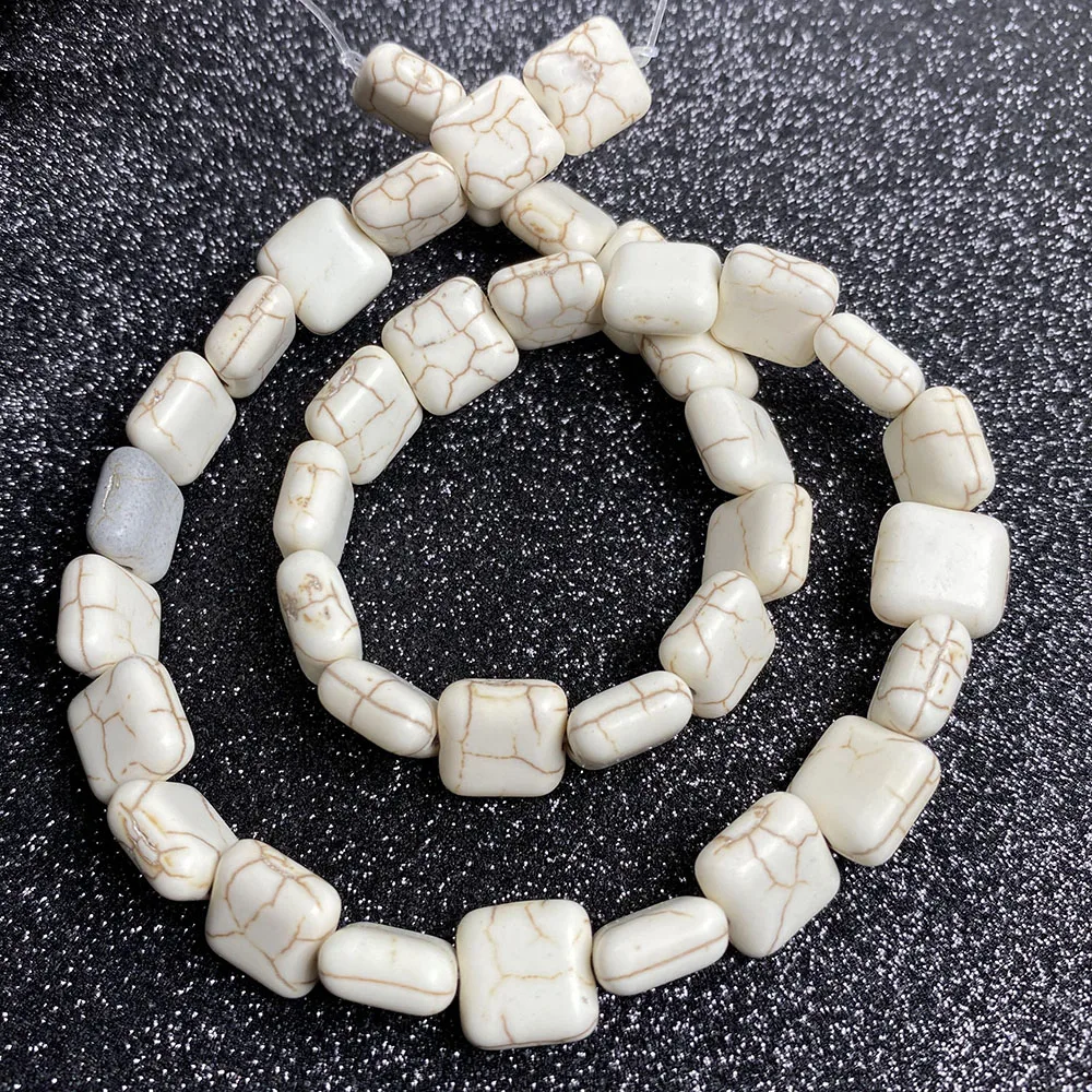 Natural Semi-precious Stones White Pearl Square DIY for Jewelry Making Necklace Earrings Bracelet Gift
Natural Semi-precious Stones White Pearl Square DIY for Jewelry Making Necklace Earrings Bracelet Gift