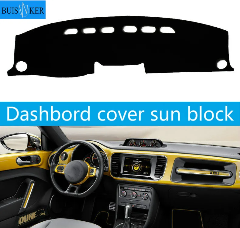 Car Dashboard Cover Mat Pad Dash Sun Shade Instrument Carpet Accessories For Volkswagen VW Beetle 2012 2013 2014 2015 2016 2017
Car Dashboard Cover Mat Pad Dash Sun Shade Instrument Carpet Accessories For Volkswagen VW Beetle 2012 2013 2014 2015 2016 2017