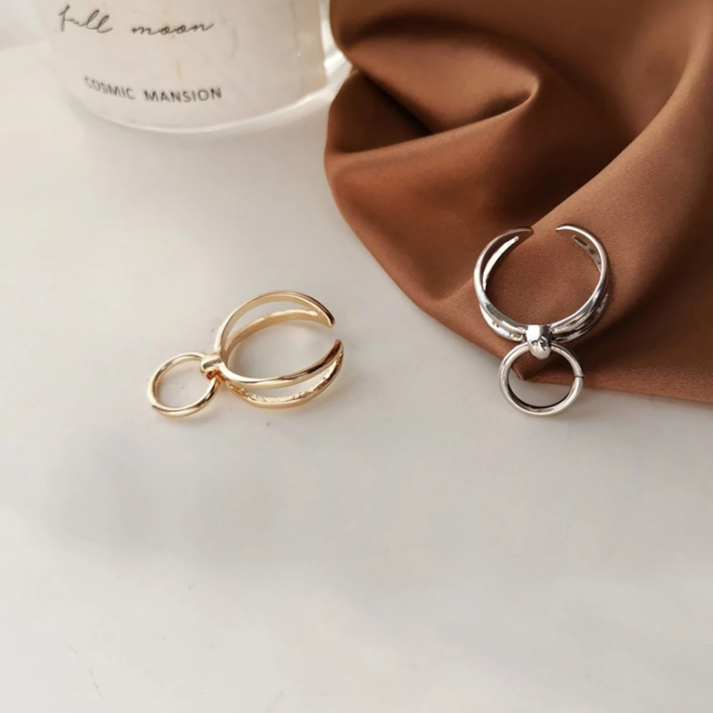 2021 New Restoring Ancient Ways Finger ring Is Simple Circular Hollow Circular Double Rings Women Fashion Ring
2021 New Restoring Ancient Ways Finger ring Is Simple Circular Hollow Circular Double Rings Women Fashion Ring