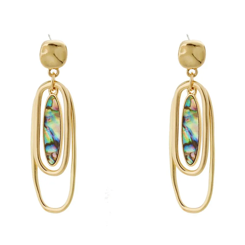 FYJS уникальный светильник, желтый золотой цвет, Длинные овальные серьги-гвоздики в виде ракушки для женщин, ювелирные изделия
FYJS уникальный светильник, желтый золотой цвет, Длинные овальные серьги-гвоздики в виде ракушки для женщин, ювелирные изделия