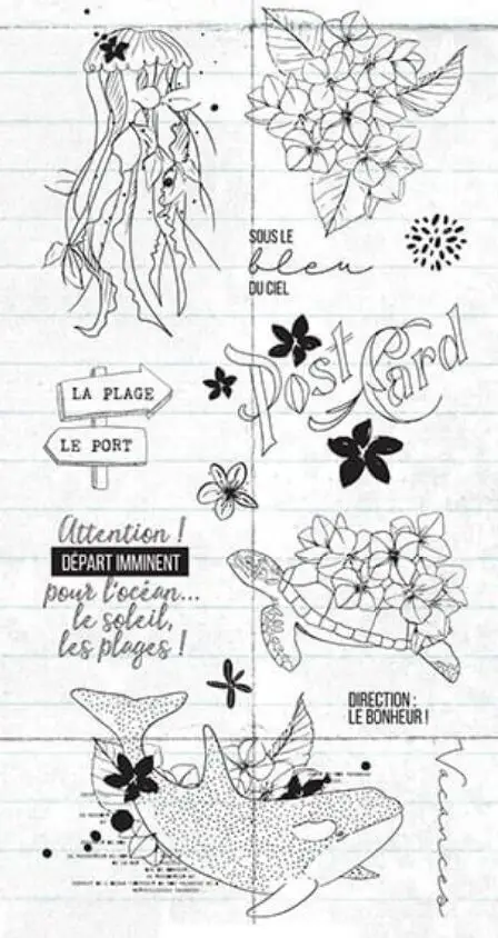 French flower Transparent Clear Stamp for DIY scrapbooking/Card Making C358 
French flower Transparent Clear Stamp for DIY scrapbooking/Card Making C358