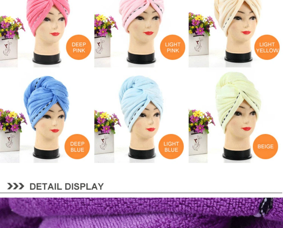 Microfiber Hair Towel Wrap Super Absorbent Quick Dry Turban Drying Curly Long Thick Hair Bath Cap Drying Wraps Bathroom Towels
Microfiber Hair Towel Wrap Super Absorbent Quick Dry Turban Drying Curly Long Thick Hair Bath Cap Drying Wraps Bathroom Towels