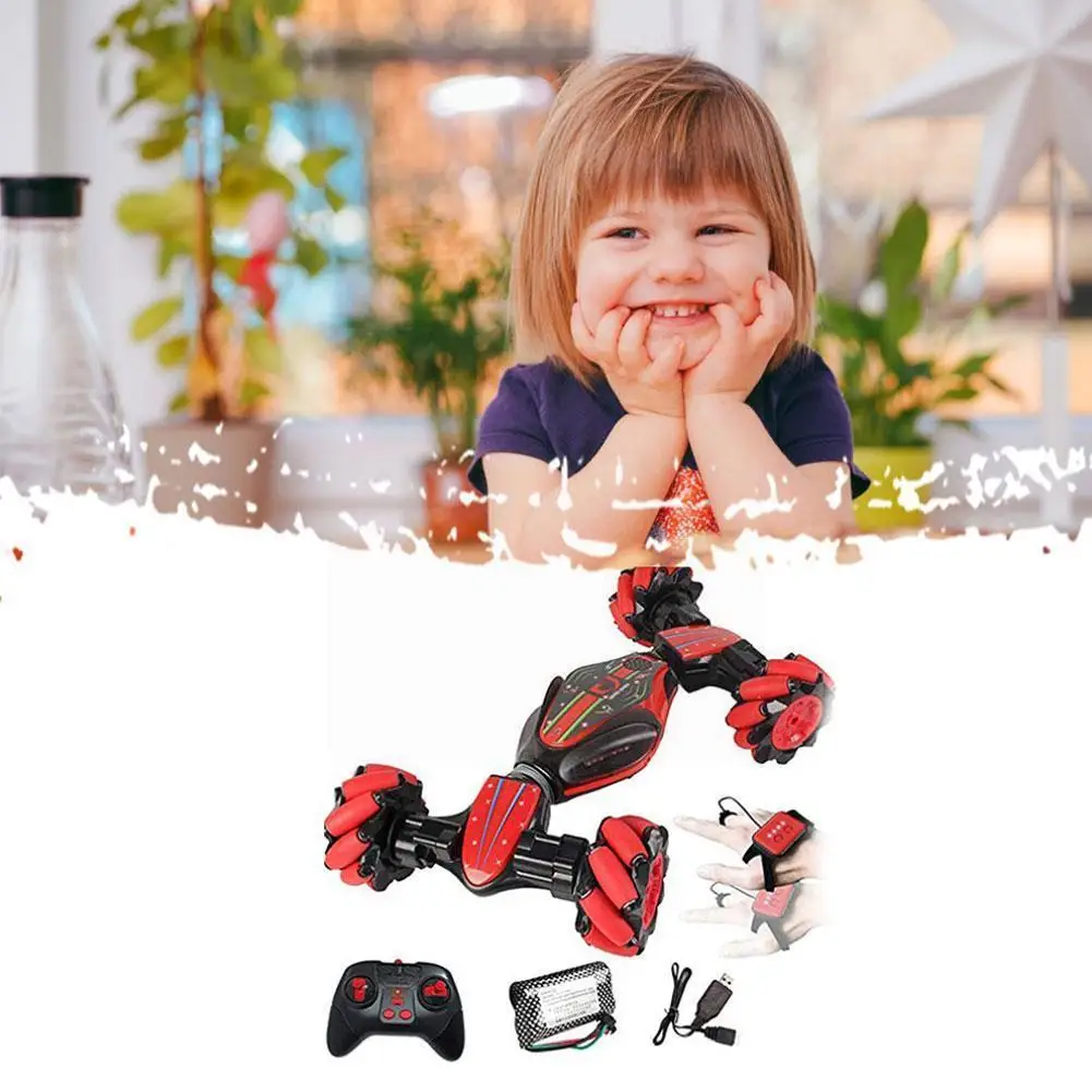 RC Car 4WD Radio Control Stunt Car Gesture Induction Off-Road Drift With Twisting Light Vehicle RC Toys L7Y4
RC Car 4WD Radio Control Stunt Car Gesture Induction Off-Road Drift With Twisting Light Vehicle RC Toys L7Y4