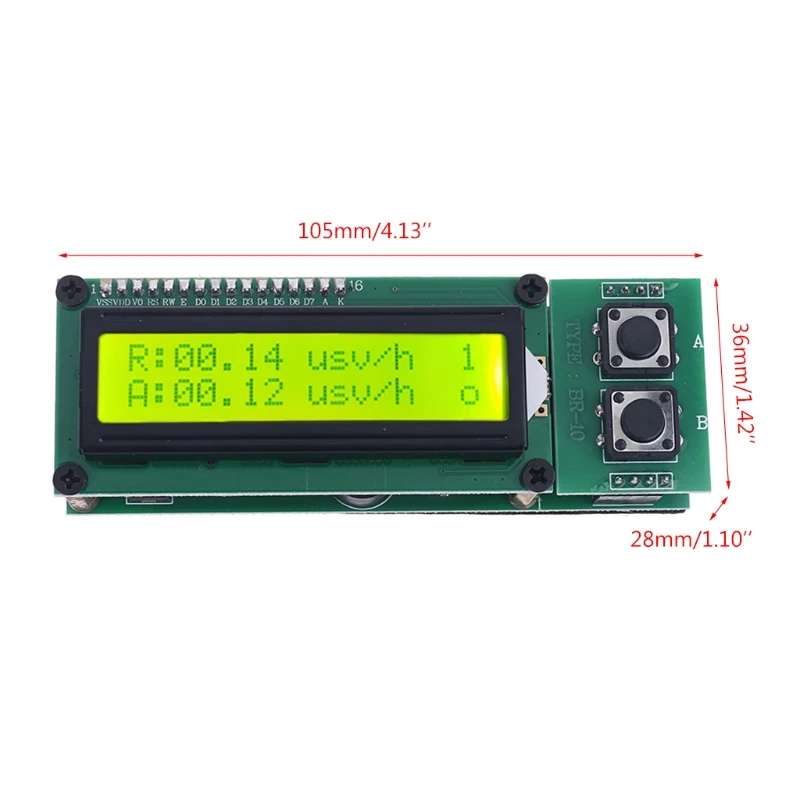 Nuclear Radiation Detector Monitor Radioactive Radiation Tester Geiger Counter Tester Stone Gem Radiation Tester
Nuclear Radiation Detector Monitor Radioactive Radiation Tester Geiger Counter Tester Stone Gem Radiation Tester