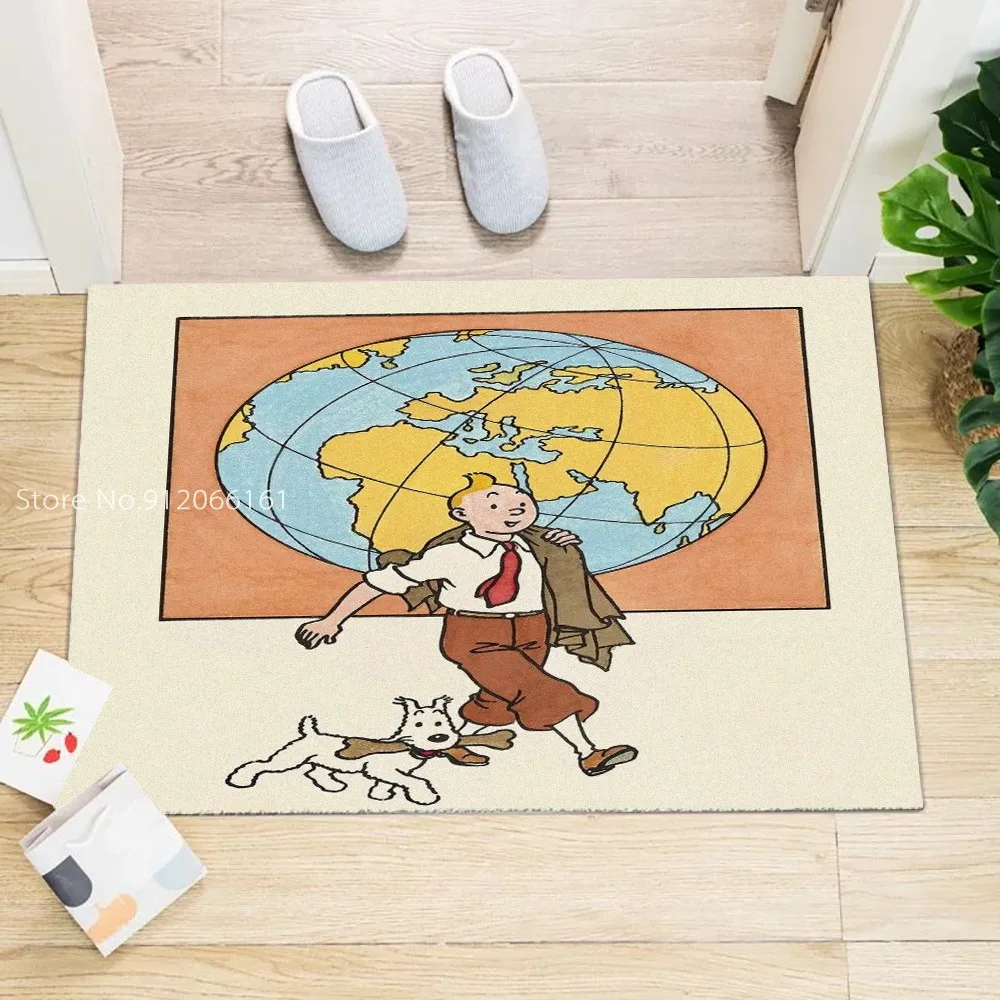 The Adventures Of Tintin Doormat Anti-slip Rugs Foot Mat Classic Animation Floor Mats Front Doormat Bathroom Carpet Kitchen Mats
The Adventures Of Tintin Doormat Anti-slip Rugs Foot Mat Classic Animation Floor Mats Front Doormat Bathroom Carpet Kitchen Mats
