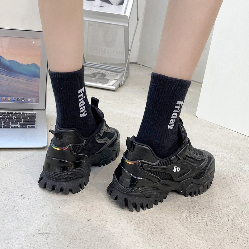2021 Casual Chunky Sneakers Women Trainers Fashion Thick Bottom Breathable Sports Shoes Women Platform Sneakers Basket Femme
2021 Casual Chunky Sneakers Women Trainers Fashion Thick Bottom Breathable Sports Shoes Women Platform Sneakers Basket Femme