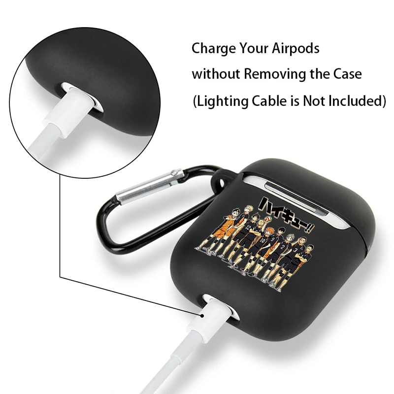 Earphone Protect Case Silicone Shockproof Cover for Airpods 1/2 Charging Box For Apple Bluetooth Headset Classic Anime Haikyuu!!
Earphone Protect Case Silicone Shockproof Cover for Airpods 1/2 Charging Box For Apple Bluetooth Headset Classic Anime Haikyuu!!