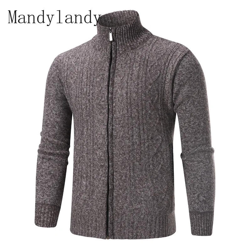 Mandylandy Sweater Coat Winter Fashion Long Sleeve Stand Collar Cardigan Coat Men's Casual Solid Slim Straight Zipper Sweater
Mandylandy Sweater Coat Winter Fashion Long Sleeve Stand Collar Cardigan Coat Men's Casual Solid Slim Straight Zipper Sweater
