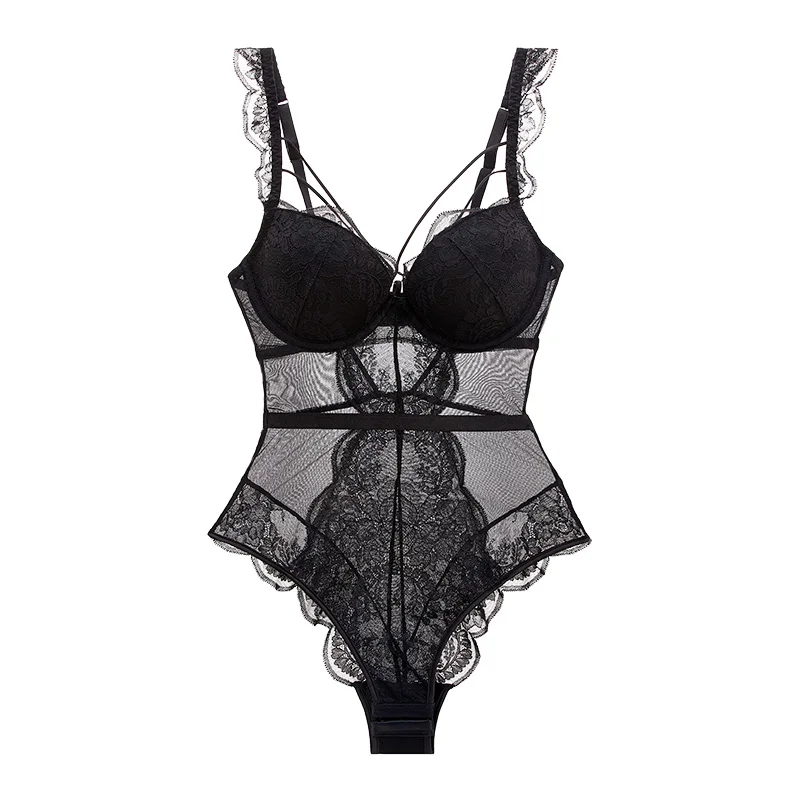 Wriufred Women's upper thin bottom thick one-piece bra underwire push up lingerie ladies plus size bodysuit
Wriufred Women's upper thin bottom thick one-piece bra underwire push up lingerie ladies plus size bodysuit