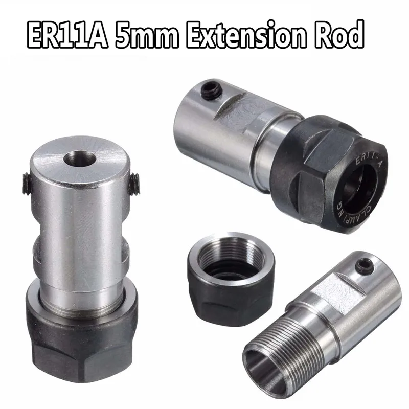 Collet Chuck ER11A Extension Rod Holder 5mm for CNC Milling Grinding Motor Shaft Lathe Tool Holder Machine Tool Parts
Collet Chuck ER11A Extension Rod Holder 5mm for CNC Milling Grinding Motor Shaft Lathe Tool Holder Machine Tool Parts
