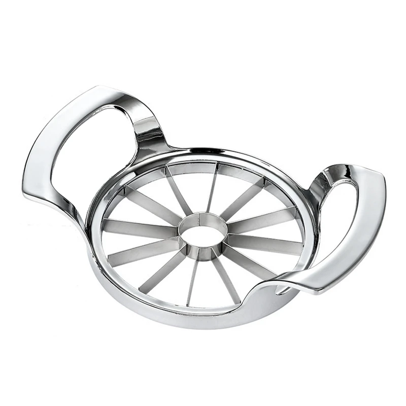 Apple Cutter Stainless Steel Household Pitting and Slicing Fruit Splitter (1 Knife for 12 Servings)
Apple Cutter Stainless Steel Household Pitting and Slicing Fruit Splitter (1 Knife for 12 Servings)