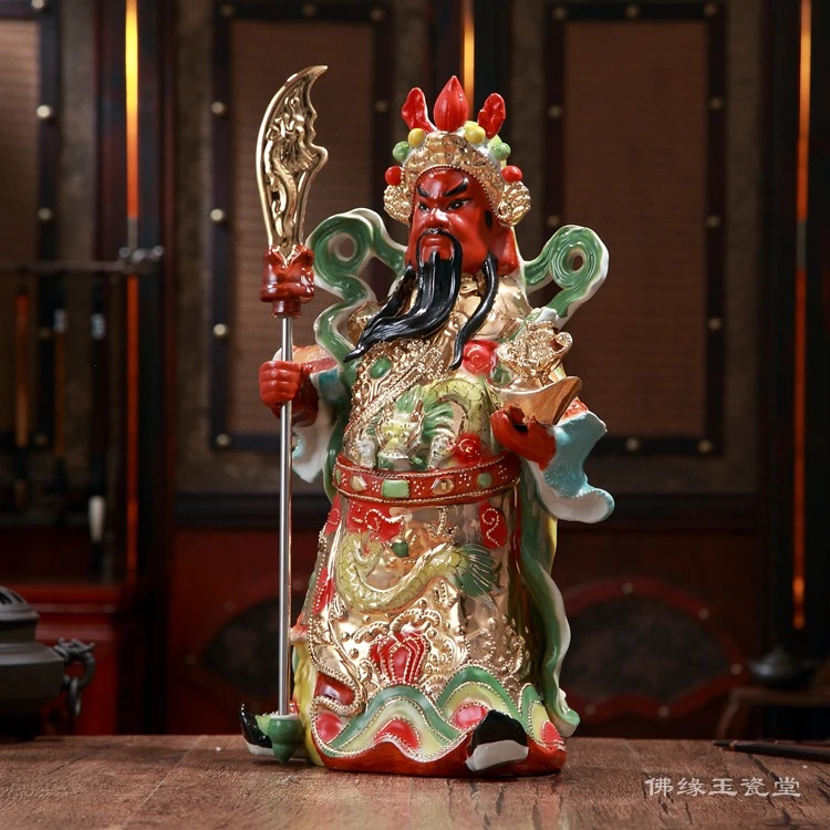Genuine Ceramic Buddha Statue fortune bussiness Ornament Guangong Fengshui Decoration God of wealth Guan Gong figurine 30cm
Genuine Ceramic Buddha Statue fortune bussiness Ornament Guangong Fengshui Decoration God of wealth Guan Gong figurine 30cm