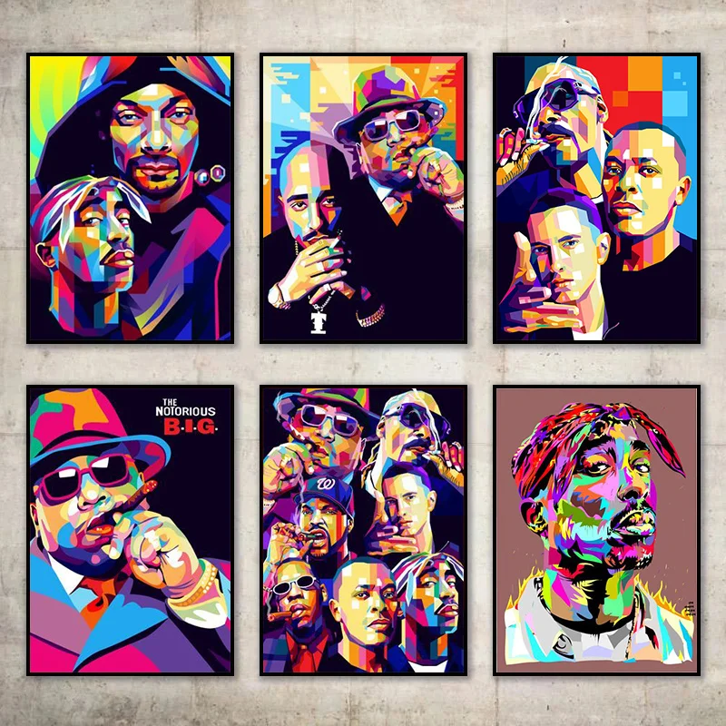 2Pac Rapper Graffiti Art Canvas Painting Hip-Hop Singer Poster and Print Wall Picture for Living Room Home Decoration (No Frame)
2Pac Rapper Graffiti Art Canvas Painting Hip-Hop Singer Poster and Print Wall Picture for Living Room Home Decoration (No Frame)