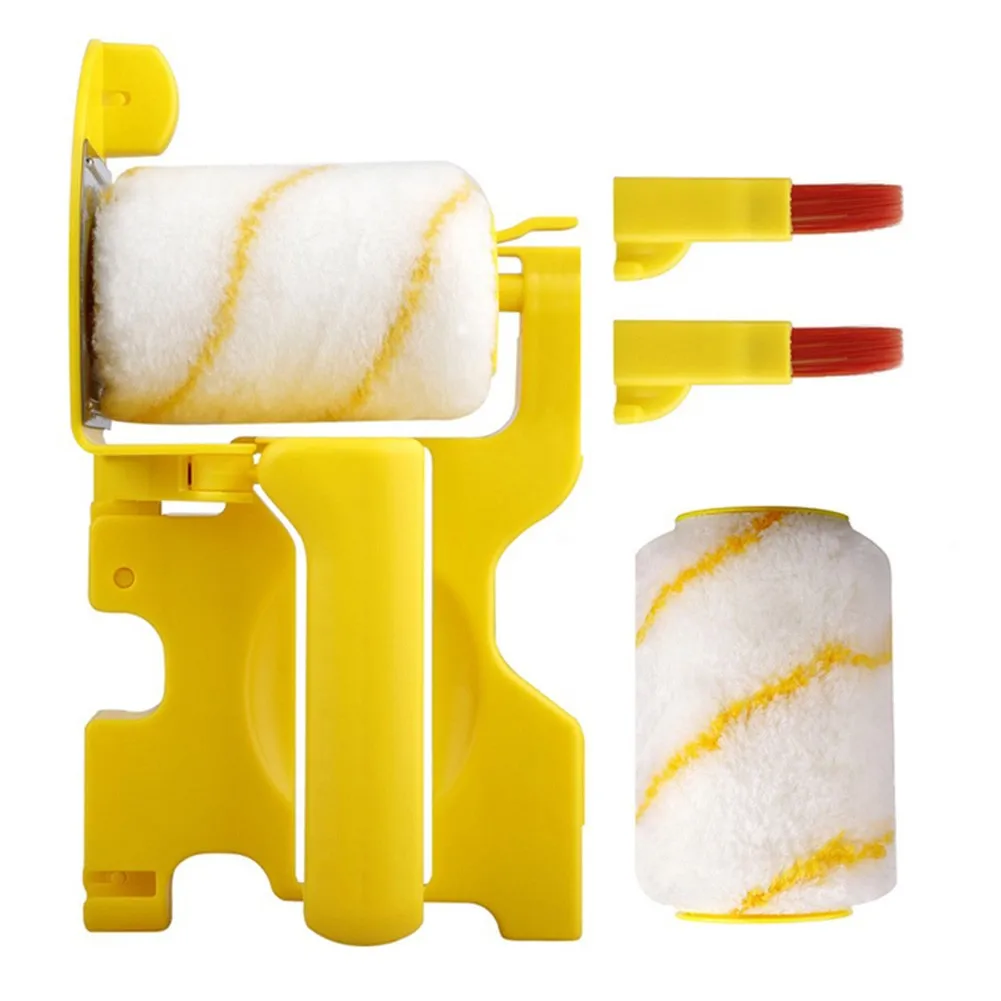 5pcs/set Multifunctional Clean-Cut Paint Edger Roller Brush Safe Tool For Wall Ceiling Yellow Hand-held Home Room Indoor Outdoor
5pcs/set Multifunctional Clean-Cut Paint Edger Roller Brush Safe Tool For Wall Ceiling Yellow Hand-held Home Room Indoor Outdoor