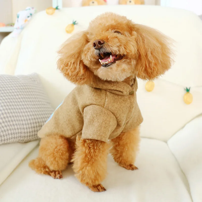 Pet dogs cat autumn and winter new teddy bear dog clothes mirror small checkered woolen coat cute lovely warm cats puppy brown
Pet dogs cat autumn and winter new teddy bear dog clothes mirror small checkered woolen coat cute lovely warm cats puppy brown