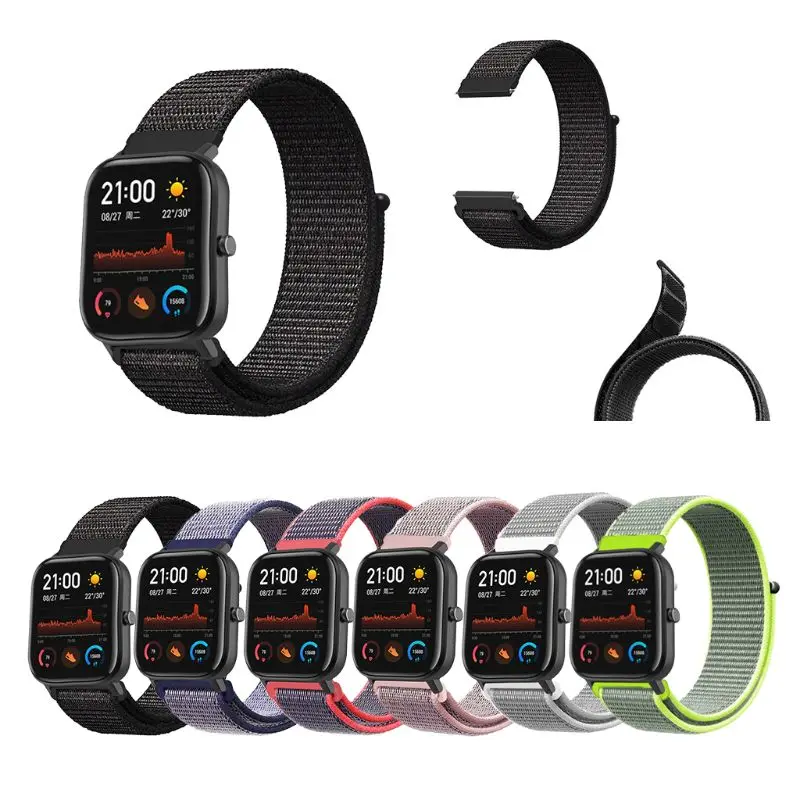 20MM Woven Nylon Loop Watchband Wrist Strap for Huami Amazfit GTS/GTR 42MM Watch
20MM Woven Nylon Loop Watchband Wrist Strap for Huami Amazfit GTS/GTR 42MM Watch